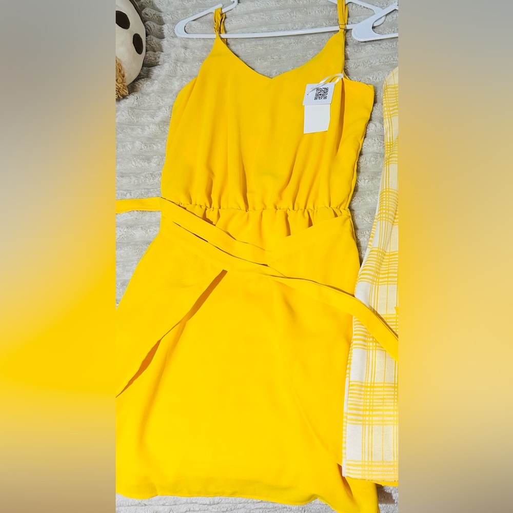 Yellow Sleeveless Dress